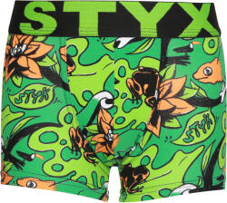 Styx Pantaloni scurți boxeri pentru copii art sport cauciuc tropic (GJ1557) 4-5 ani (180385)