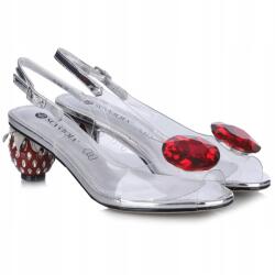  Női szandál Sca'viola S-366 Silver-red 39 (S-361 GOLD)