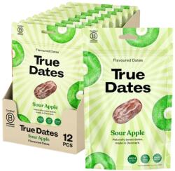 True Dates datolyák, savanyú almás cukorka ízűek, 100 g. Teljes csomag: 12 db (27592 (2))