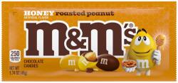 M&M's csokoládéval bevont, mézes ízű, pörkölt földimogyoró cukorbevonatban, 49 g (27537)