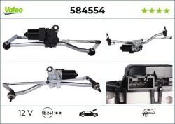 Valeo Sistem stergator parbriz VALEO 584554 (584554) - fixbox