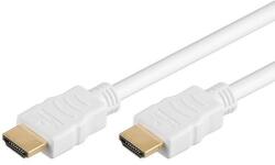 PremiumCord Cablu HDMI PremiumCord, tata-tata, 4K, High quality, V1.4 contacte aurite, 1m, Alb (kphdme1w)