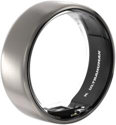 Ultrahuman Smart Ring Ultrahuman Ring Air UHRA-NT-08, Bluetooth BLE5, HRV, VO2 Max, Android/iOS, Monitorizare ritm cardiac, Saturatie Oxigen, Autonomie 6 zile, 18.82 mm (Titan) (UHRA-RT-08)
