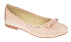 Ciucaleti Marimea 37 Balerini dama din piele naturala bej - Model casual Eveline