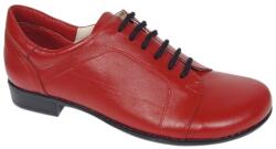 Ciucaleti Marimea 39, 40 Pantofi dama rosii piele naturala casual modern - P53RED