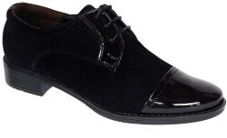 Ciucaleti Marimea 40 Pantofi dama casual din piele naturala intoarsa negru vel