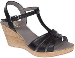 Ciucaleti LUX Sandale dama din piele naturala Negru NA134NBOX