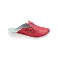 Berende Saboti medicali femei, PINK din piele naturala , Med-Line BR128PINK