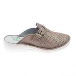 Berende Saboti medicali femei, SAND din piele naturala , Med-Line BR128SAND