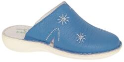 Berende Saboti medicali dama din piele naturala Albastru Box, Med-Line BR298ALBASTRU