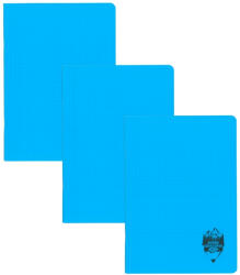 DACO Set 3 x Caiet Daco A5, 48 file, 70g/mp, matematica, coperta plastic, Albastru (CT549AR/ALBASTRU-3BUC/SET)