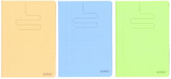 Herlitz Caiet A5 Herlitz 400211738, 48 file, 70 g/mp, dictando, coperta plastic, Diverse culori (400211738)