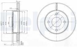 DELPHI Disc frana DELPHI BG3763 (BG3763) - fixbox