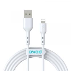 BWOO Cablu Date si Incarcare USB-A - Lightning BWOO BO-X172L-2M, 18W, 2m, Alb