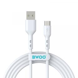 BWOO Cablu Date si Incarcare USB-A - USB-C BWOO BO-X172C-2M, 18W, 2m, Alb