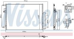 NISSENS Condensator, climatizare NISSENS 940955 (940955)