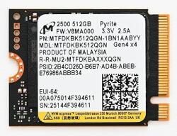 Micron 2500 512GB MTFDKBK512QGN-1BN1A