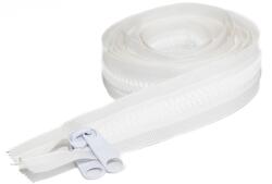CoverTex® Fermoar pentru lipire - 3 m | Maro / Alb , pentru inchidere terasa , foisor , balcon . (Culoare: : Alb) (FERL300)
