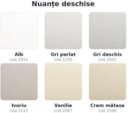  Pânză copertină acrilică - nuanțe deschise, material protecție solară (Culoare panza copertina: Alb 2042)