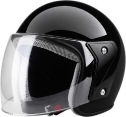 Fixato Casca moto/scuter FIXATO, cu vizor, marime universala 55-60cm, Negru Lucios (rdb-casca-negru-lucios)