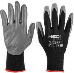 NEO TOOLS Manusi de lucru, poliester acoperit cu nitril, 4131X, marimea 7 (card) 97-647K-7 (97-647K-7)