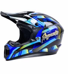 Fixato Casca Moto/Enduro, Interior Confortabil, Ventilatie Multipla, pentru Motociclete, Cross, Enduro, ATV, Dirt Bike, FIXATO, Marime XL, Albastru (enduro-1-albastru-XL)