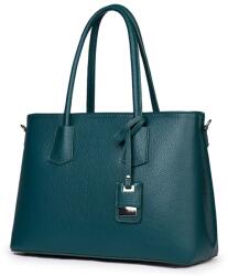 myOwn Geanta dama din piele naturala Valentina verde marin (valentinavrm)