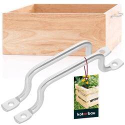 KOTARBAU Suport de cutie galvanizat 160 mm set de 2 buc (ZSY2721) Raft