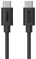Hama USB Type-C 100W Adatkábel, 1.2 m (86448) (86448)