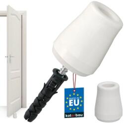 KOTARBAU Opritor ușă din cauciuc alb 62 mm (E303)