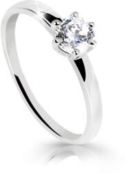 Cutie Jewellery Z6485-10-X-2 lenyűgözően csillogó gyűrű fehéraranyból 60 mm