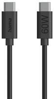 Hama USB Type-C 60W Adatkábel, 1.2 m (86446) (86446)