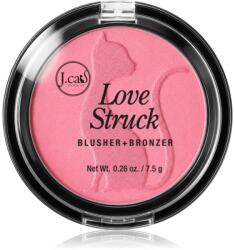 J. Cat Beauty Love Struck бронзираща пудра и руж цвят 107 Lovey Dovey 7.5 гр