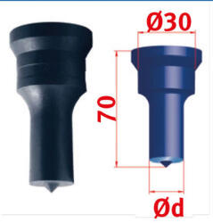 Stürmer körkivágó bélyeg nr. 2 o 30, 0mm 3889330, 0