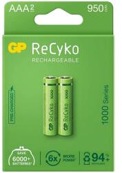 GP Batteries recyko elem (aaa, 1.2v, 950mah ni-mh, újratölthető) 2db/csomag (GP100AAAHCER21-2TLB2)