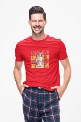 D&B Férfi/Unisex Póló ST00162 Home Run Piros-Méret S (ST00162HomeRunRedS)