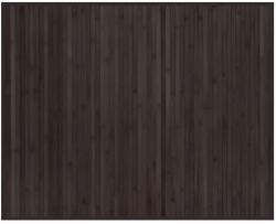 vidaXL négyszögletű sötétbarna bambusz szőnyeg 80 x 100 cm 1.2 kg (376905)