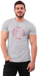 D&B Férfi/Unisex Póló ST00173 Risks Szürke-Méret S (ST00173RisksGrayS)