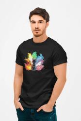 D&B Unisex Póló MO00008 Fox Fekete-Méret M (MO00008 Fox Black-SizeM)