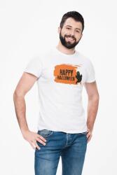 D&B Férfi/Unisex Póló ST00252 Halloween Fehér-Méret S (ST00252HalloweenWhiteS)