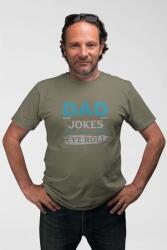 D&B Férfi/Unisex Póló ST00224 Dad Jokes Katonai zöld-Méret XL (ST00224DadJokesMilitaryGreenXL)