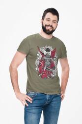 D&B Férfi/Unisex Póló PC00104 Spawn Katonai zöld-Méret M (PC00104SpawnMilitaryGreenM)