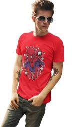 D&B Férfi/Unisex Póló PC00105 Spiderman Piros-Méret XL (PC00105SpidermanRedXL)