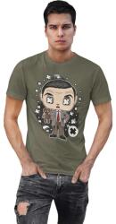D&B Férfi/Unisex Póló PC00074 Mr Bean Katonai zöld-Méret L (PC00074MrBeanMilitaryGreenL)
