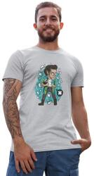 D&B Férfi/Unisex Póló PC00027 Ace Ventura Szürke-Méret S (PC00027AceVenturaGrayS)