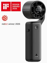 Aecooly Air Gimbal Ventilátor hordozható kézi 15000rpm Fekete PF04-BK (PF04-BK)