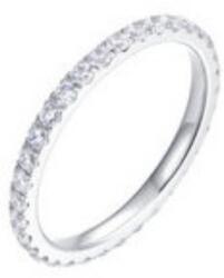 LUCA BARRA Ring With Four-Leaf Clover And White Zircons Size S