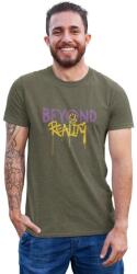 D&B Férfi/Unisex Póló ST00065 Beyond Katonai zöld -Méret S