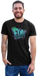 D&B Férfi/Unisex Póló ST00068 Fun Fekete-Méret L (ST00068FunFeketeL)