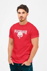 D&B Férfi/Unisex Póló MO00020 Peacemaker Piros-Méret S (MO00020 Peacemaker Red-SizeS)